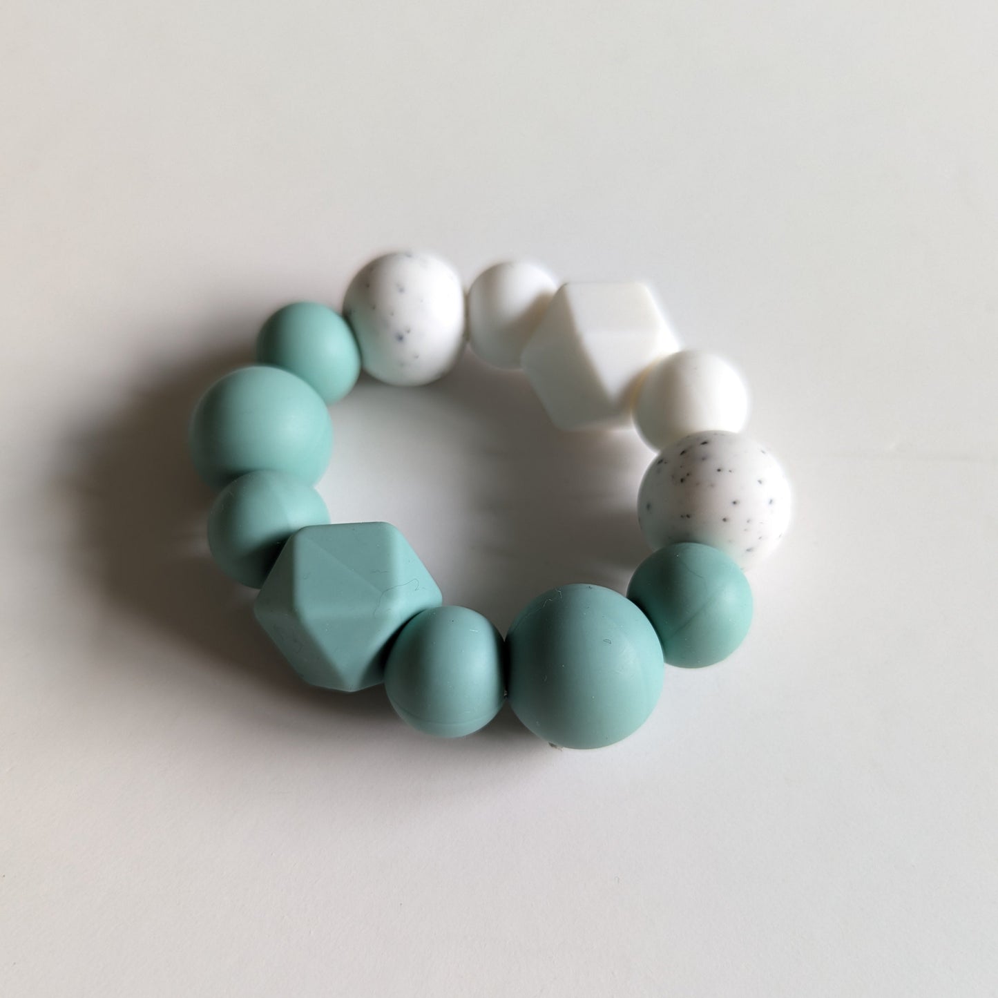 Teal Teething Ring