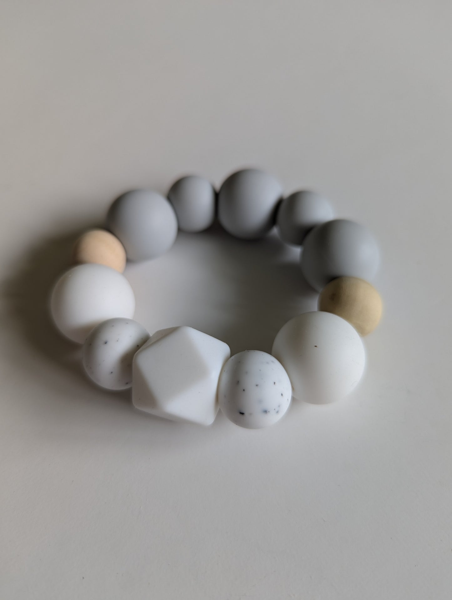 Teething Ring in Aspen Grey