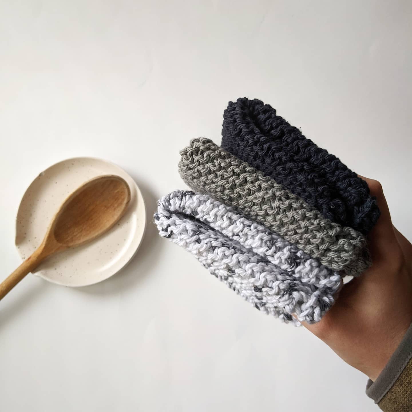 Simple Knitted Dishcloth Pattern - PDF Pattern Perfect for Beginners, Eco-Friendly Crafts