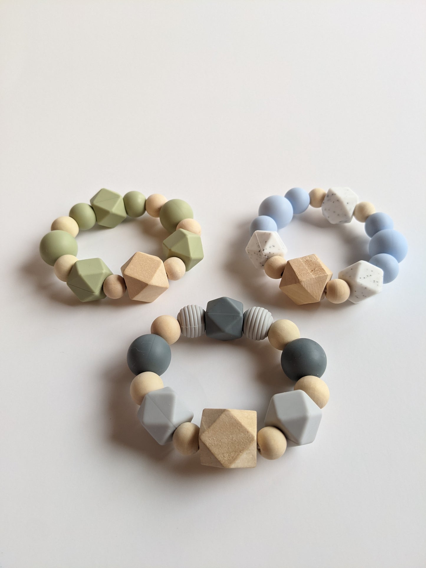 Teething Ring in Sprout Green