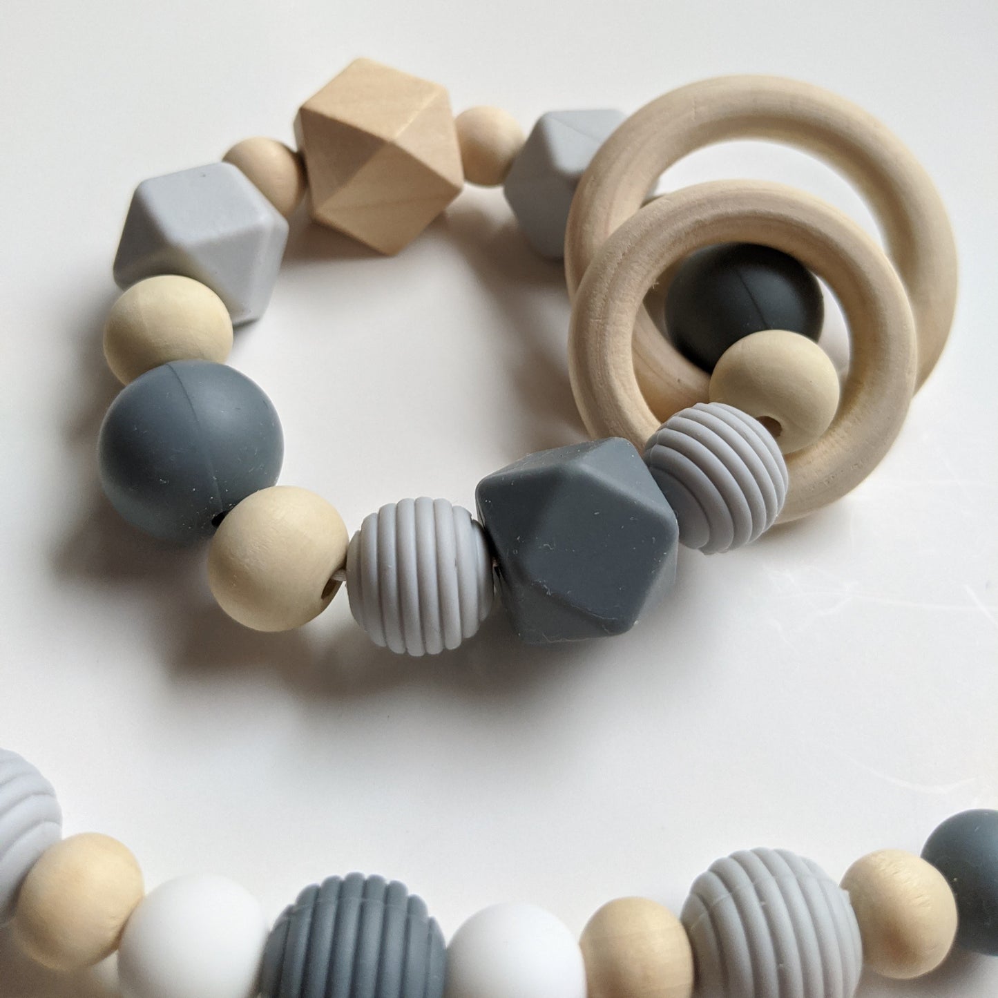 Teething Ring in Stawamus Grey