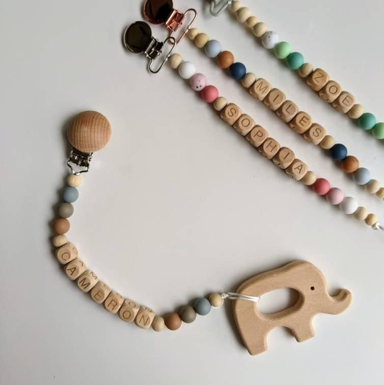 Personalized Pacifier Clip