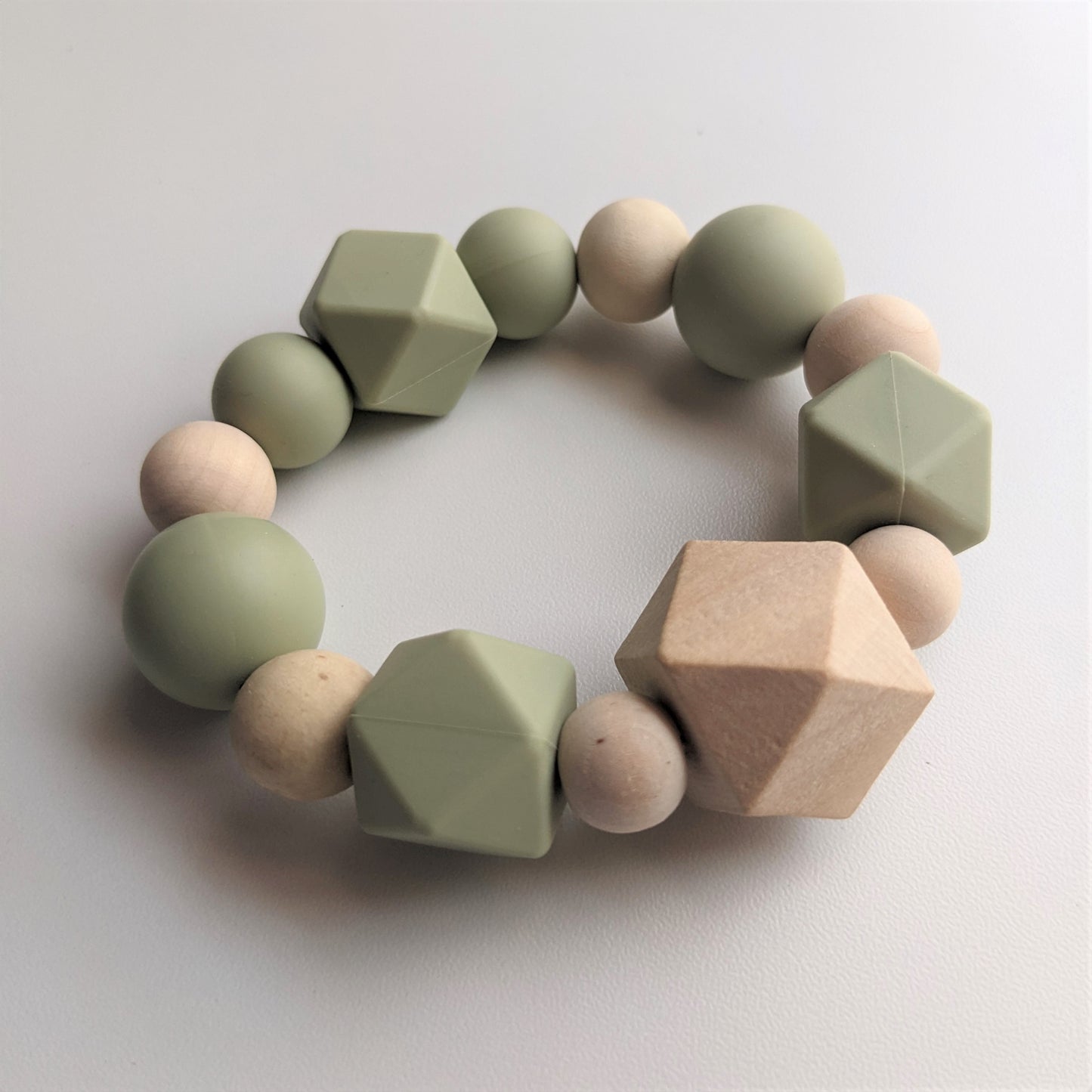 Teething Ring in Sprout Green