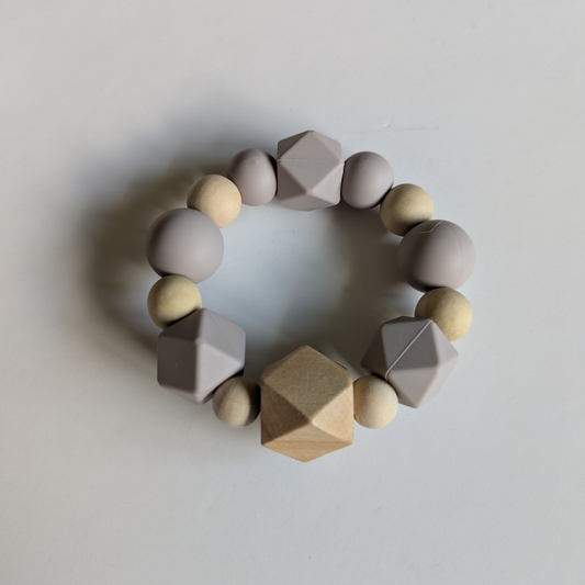 Teething Ring in Heather Purple
