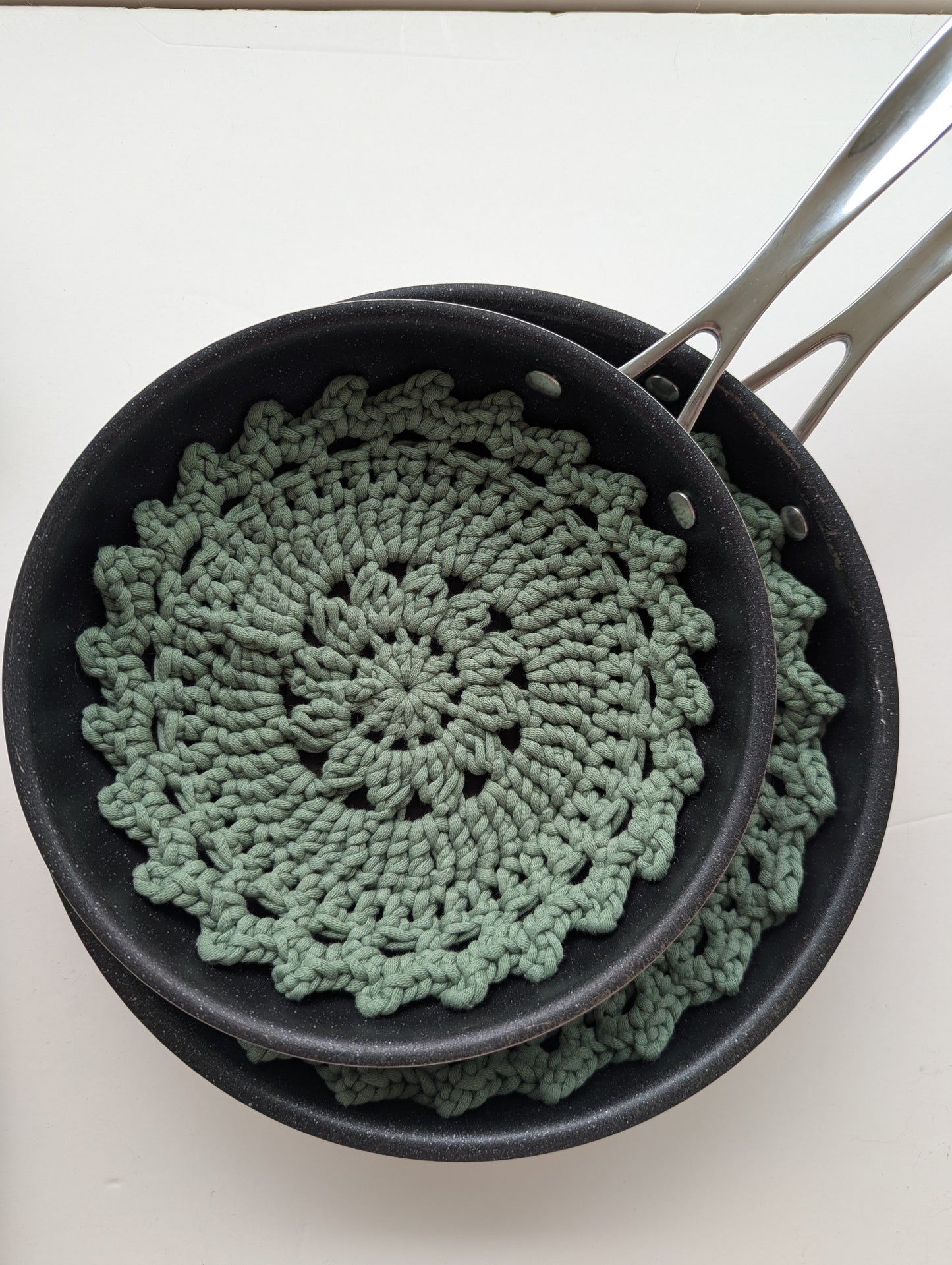 Sunny Pot and Pan Protector Set Crochet Pattern - PDF Pattern Perfect for Beginners, Eco-Friendly Crafts