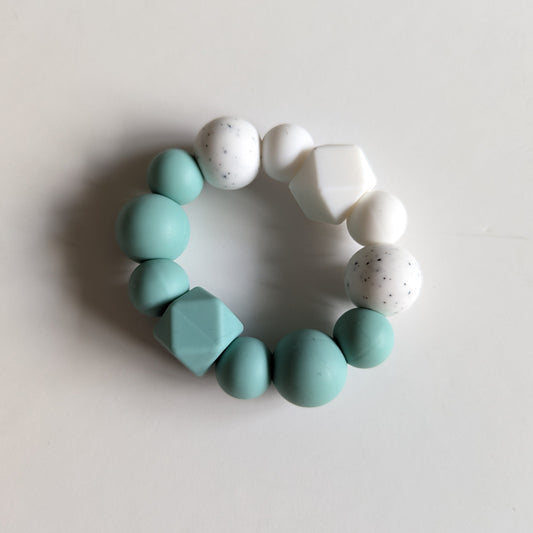 Teal Teething Ring