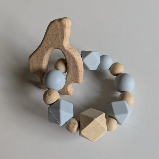 Rattle in Penguin Blue