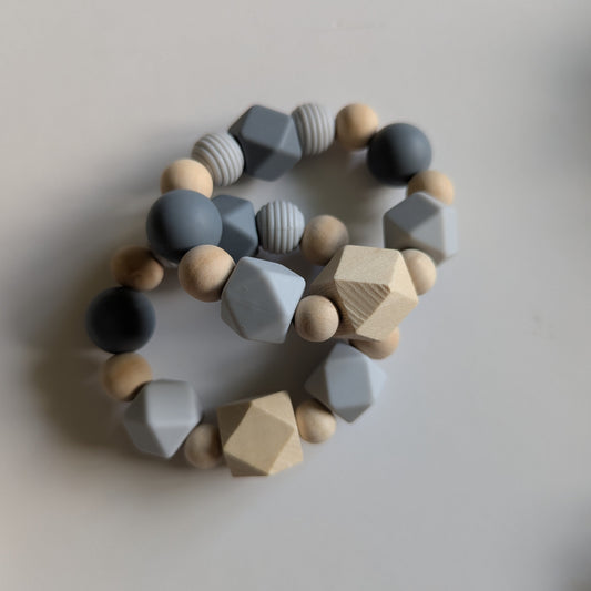 Teething Ring in Stawamus Grey