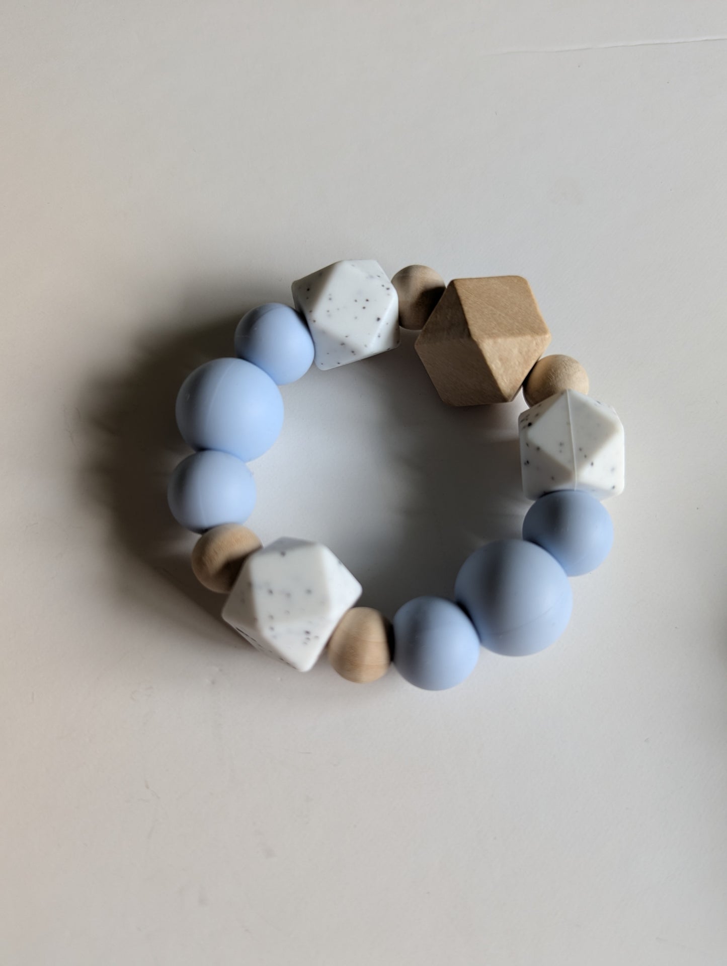Teething Ring in Watersprite Blue