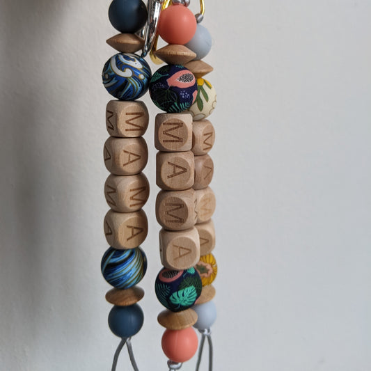 Customizable Mama Keychain